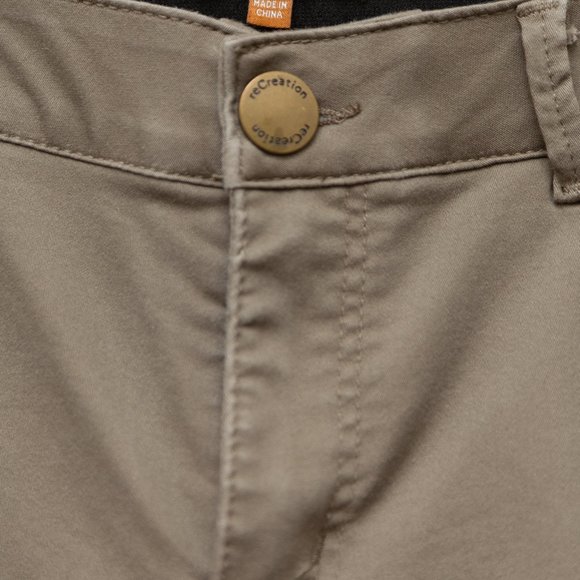Dark Khaki Elastic Waist Pants - Picture 5 of 6